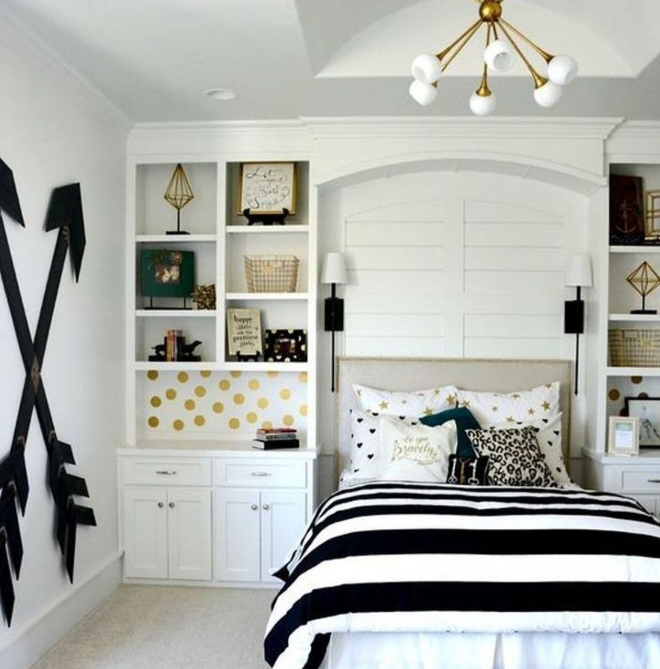 White bedroom outlet for teenage girl